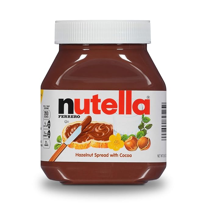 Italian Nutella 600G Glass Jar