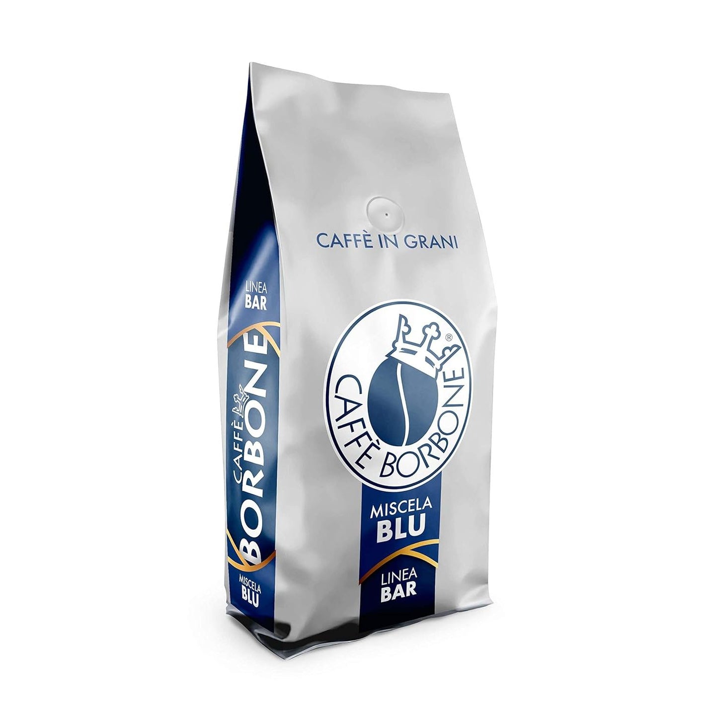 Caffe Borbone Whole Bean Coffee Bar Line, Blue Blend, Medium Roast, Arabica and Robusta Blend, Balanced and Full-Bodied, Roasted and Freshly Packaged in Italy - 2.2 Pound Bag