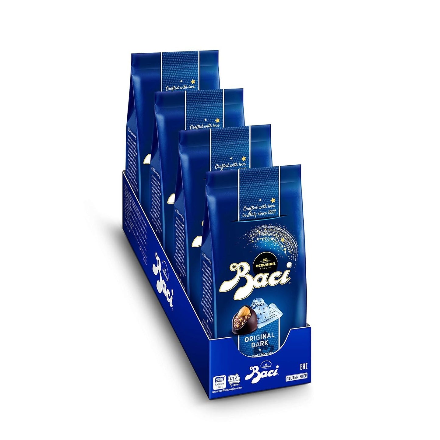 Perugina Baci Original Dark Flavor 4.4oz (125g) (1 bag)