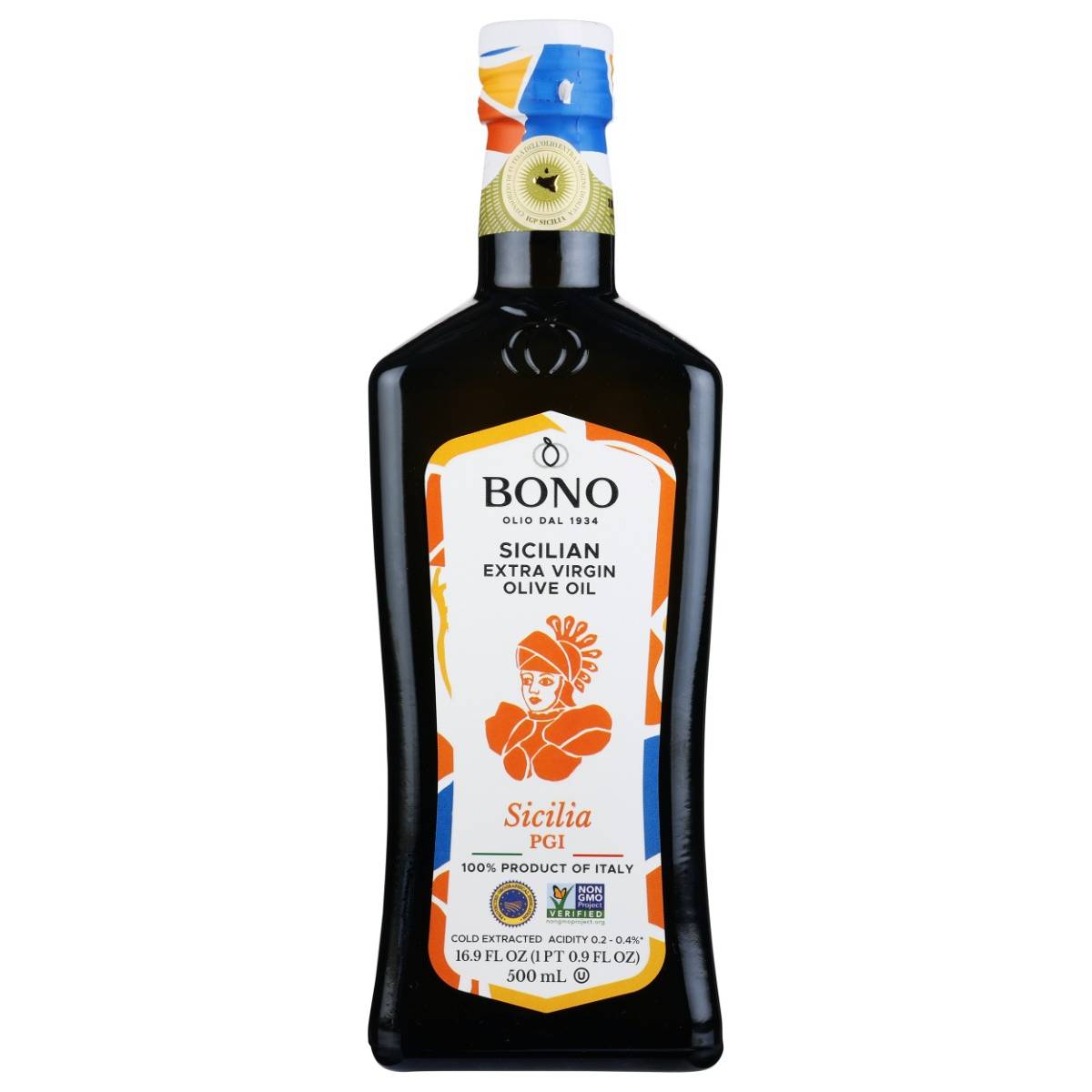 Bono Sicilia PGI Extra Virgin Olive Oil, 16.9 Fo