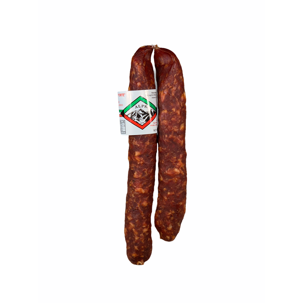 ALPS PROVISIONS HOT DRY SAUSAGE - 1lb (2 Pack)