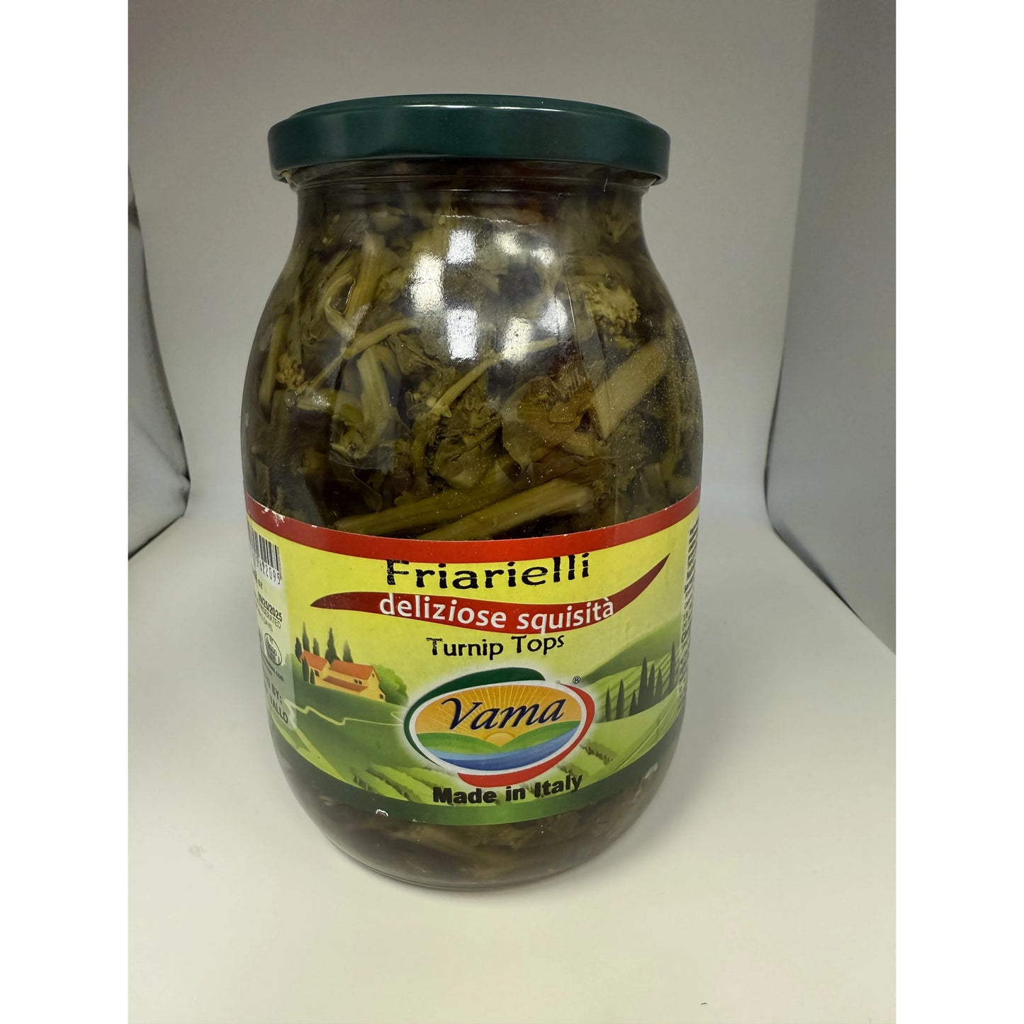 Vama Brand Friarielli - Turnip Tops Made in Italy - 900g Jar
