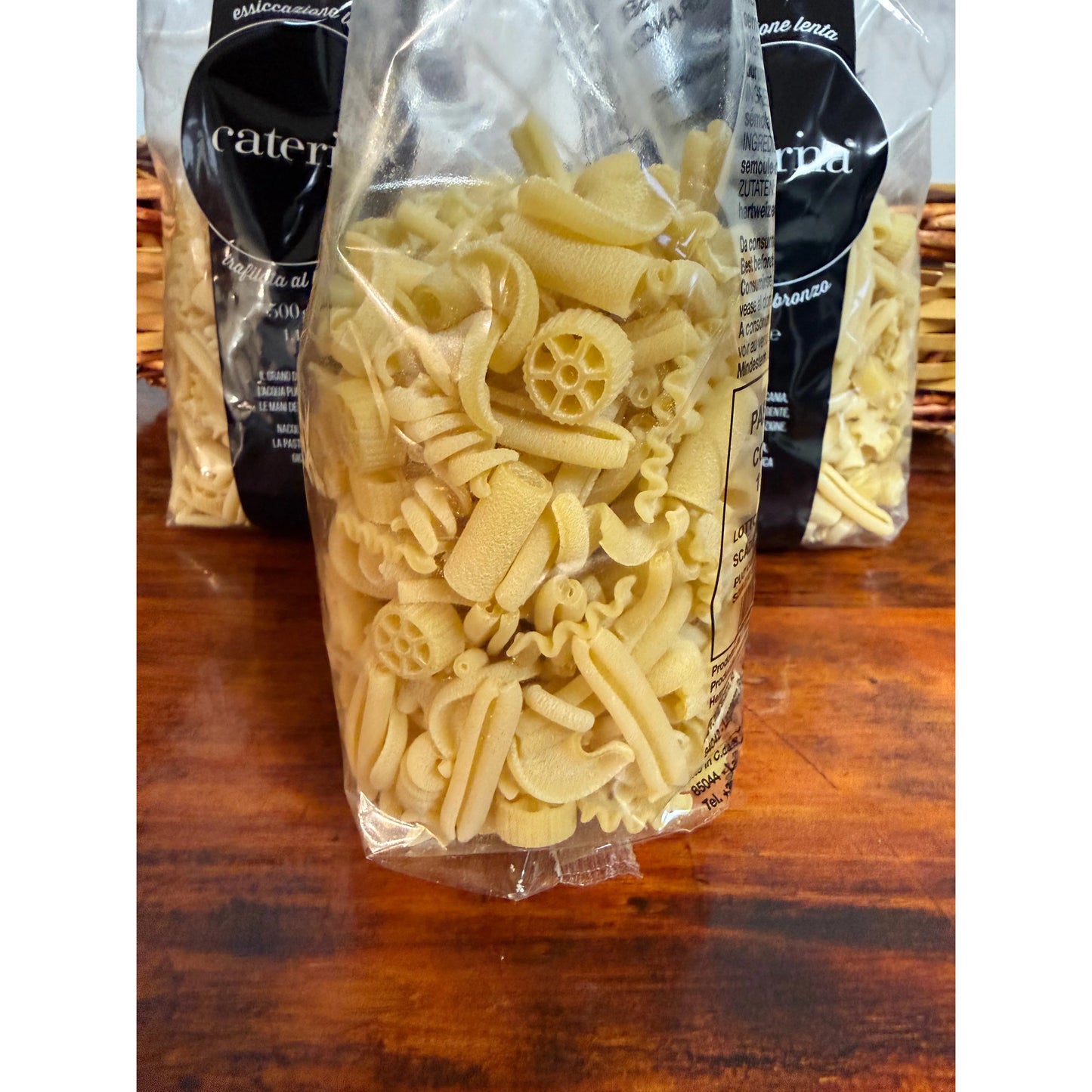 Handmade Artisan Italian La Caterina Dry Pasta - Pasta Mista(Mixed Shapes) from Basilicata - 500g(1.1lb)