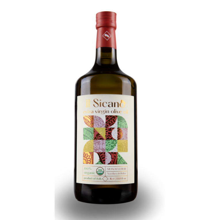 IL Sicano Organic Extra Virgin Olive Oil - 1L (33.8fl)