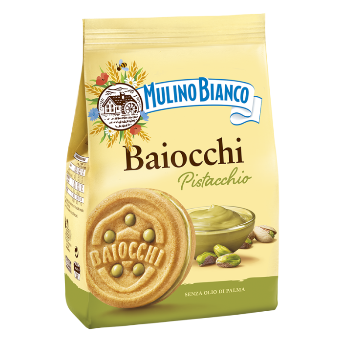 Mulino Bianco - Baiocchi Pistacchio (240 gr - 8.46 oz)