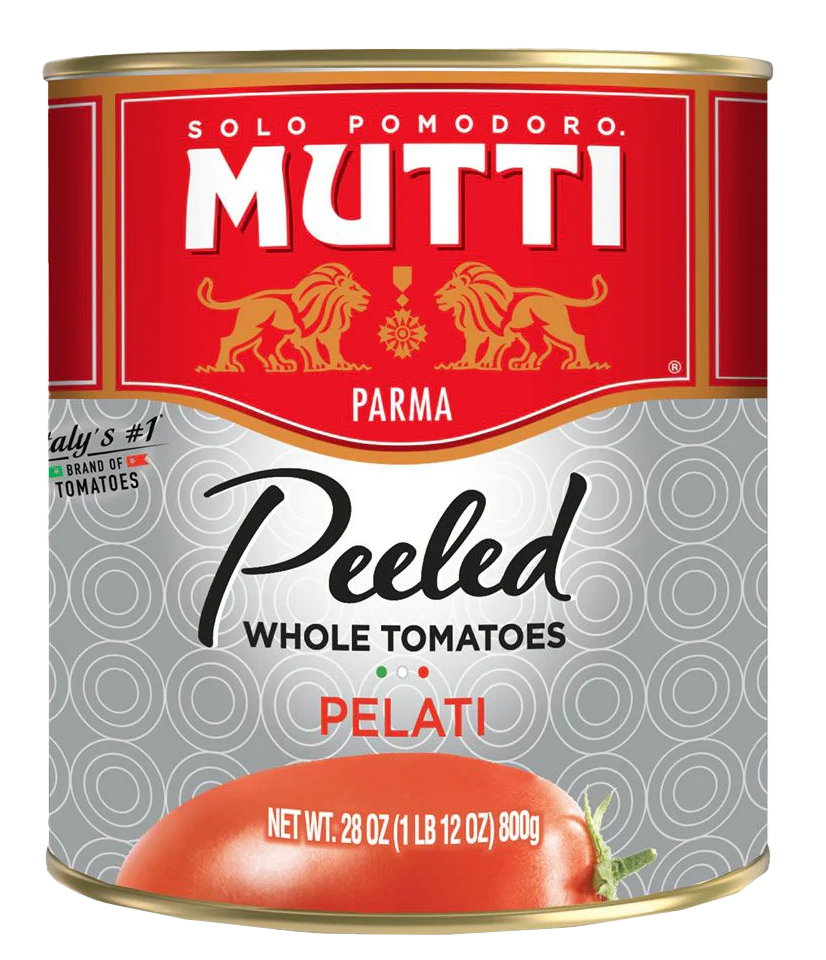 Mutti® Whole Peeled Tomatoes - 28 oz Can - 100% Italian, Sun-Ripened Pelati