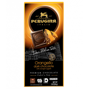Perugina Orangello Flavored Dark Chocolate Bar, 3 oz (86 g)