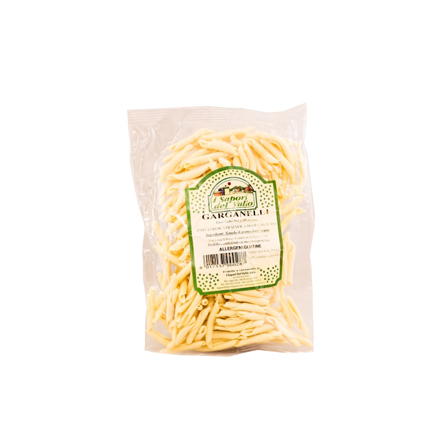 GARGANELLI - SAPORI DEL VALLO FRESH PASTA