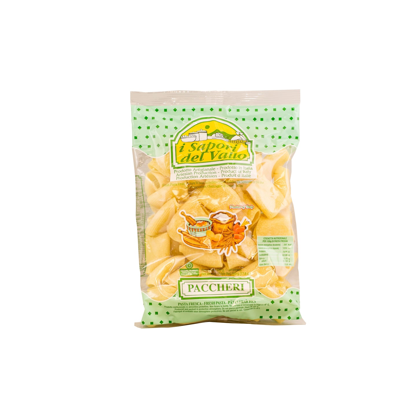 PACCHERI - SAPORI DEL VALLO FRESH PASTA