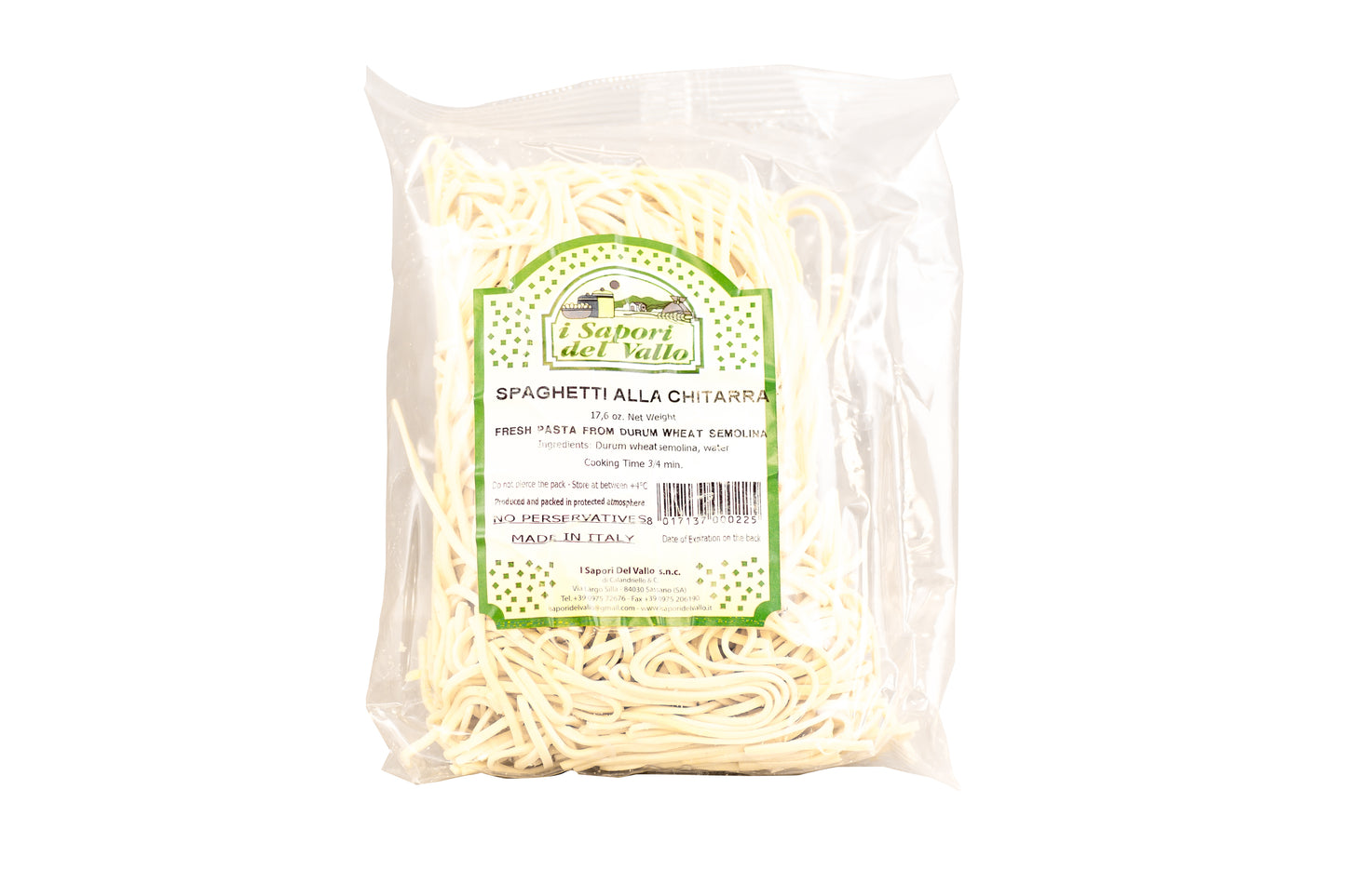 SPAGHETTI ALLA CHITARRA - SAPORI DEL VALLO FRESH PASTA
