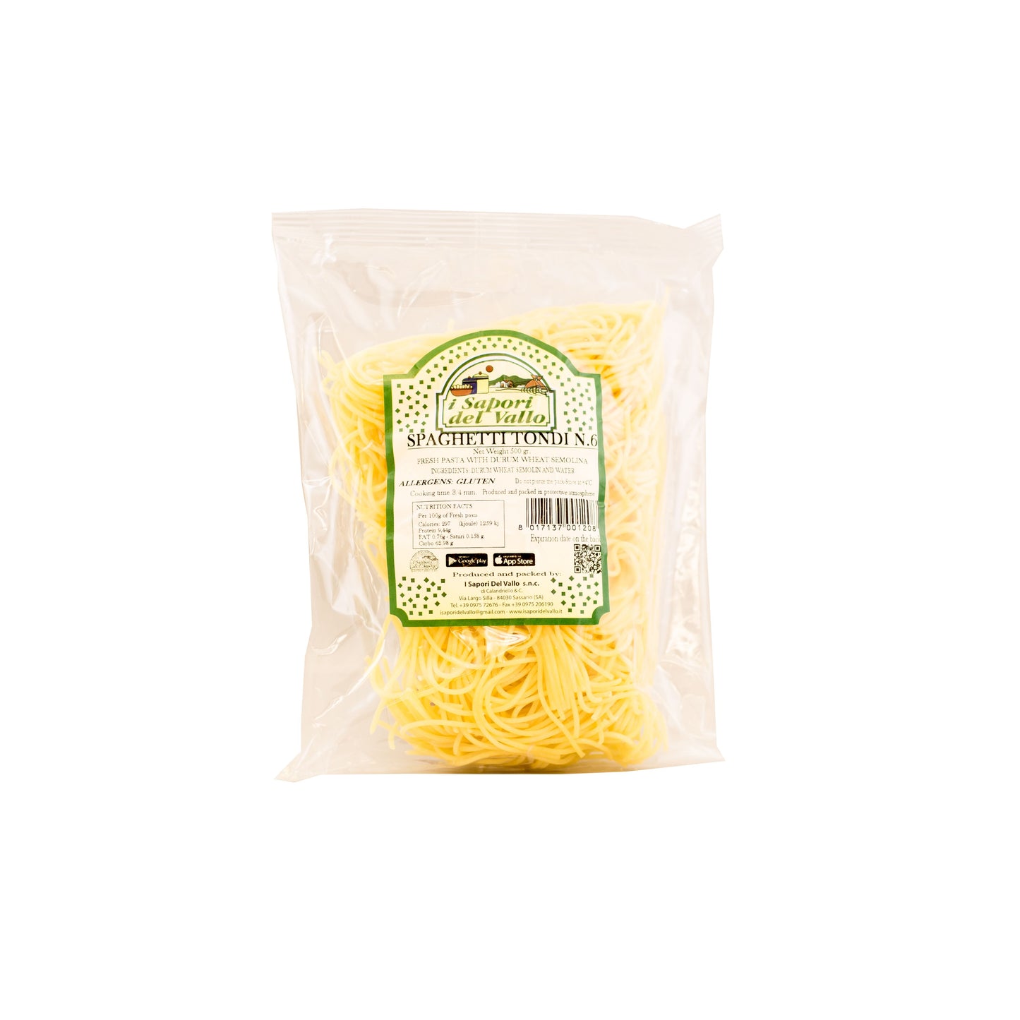 SPAGHETTI TONDI - SAPORI DEL VALLO FRESH PASTA