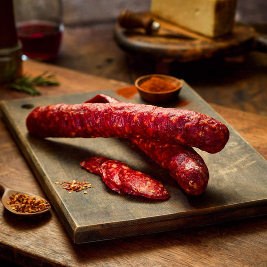 ALPS PROVISIONS HOT DRY SAUSAGE - 1lb (2 Pack)