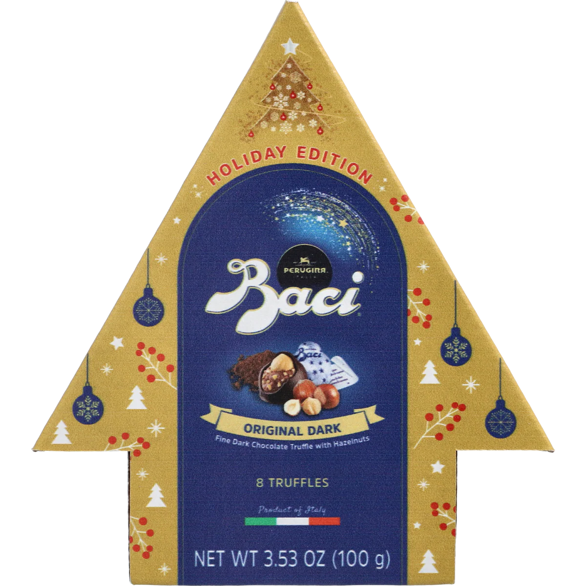 Baci Perugina Baci Classic Dark 8-pc Christmas Tree, 3.53 Ounce