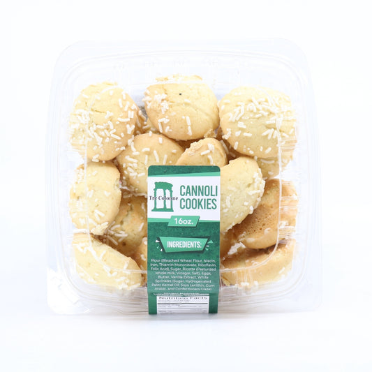 Tre Colonne Cannoli Cookies - 1lb Box