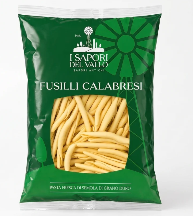 FUSILLI CALABRESI - SAPORI DEL VALLO FRESH PASTA