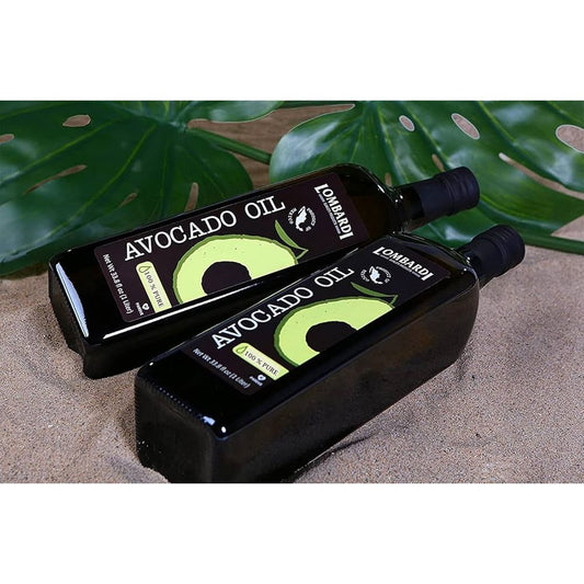 Lombardi 100% Pure Avocado Oil 1 Pack 16.9 fl oz Premium Quality Kosher Non-GMO Product of Mexico Cold Pressed for Cooking, Baking, Salad Dressing
