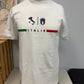 Italian T-Shirt - Gilden Quality Cotton - "White Italia"