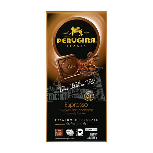 Perugina Espresso Flavored Dark Chocolate Bar, 3 oz (86 g)