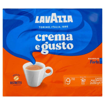 Double pack Lavazza Crema e Gusto Espresso Forte 2x250g