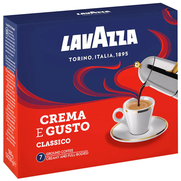 Double pack Lavazza Crema e Gusto Classico 2x250g