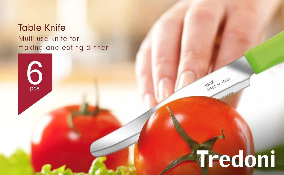 Italian Stainless Steel Serrated Steak Table Knife