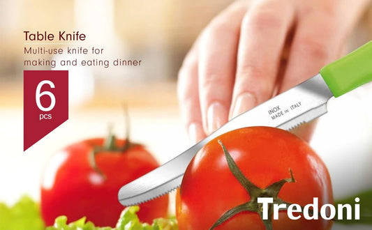 Italian Stainless Steel Serrated Steak Table Knife