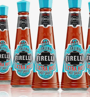 Italian Casa Firelli Extra Hot Sauce - 5oz Glass Bottle