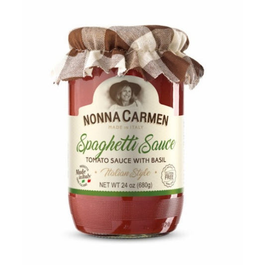 Nonna Carmen Spaghetti Sauce - Ready Made 24oz Jar
