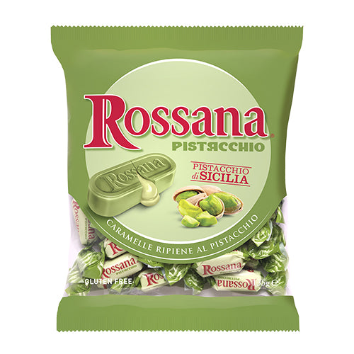 Fida Rossana Pistacchio Hard Filled Candy, Pistachio, 150 Grams, Imported Italian Candy